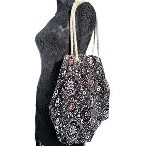 Trina Turk Tote Bag with Rope Handles